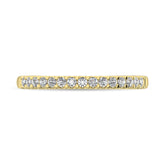 14K Yellow Gold Diamond 1/5 Ct.Tw. 9 Stone Anniversary Band